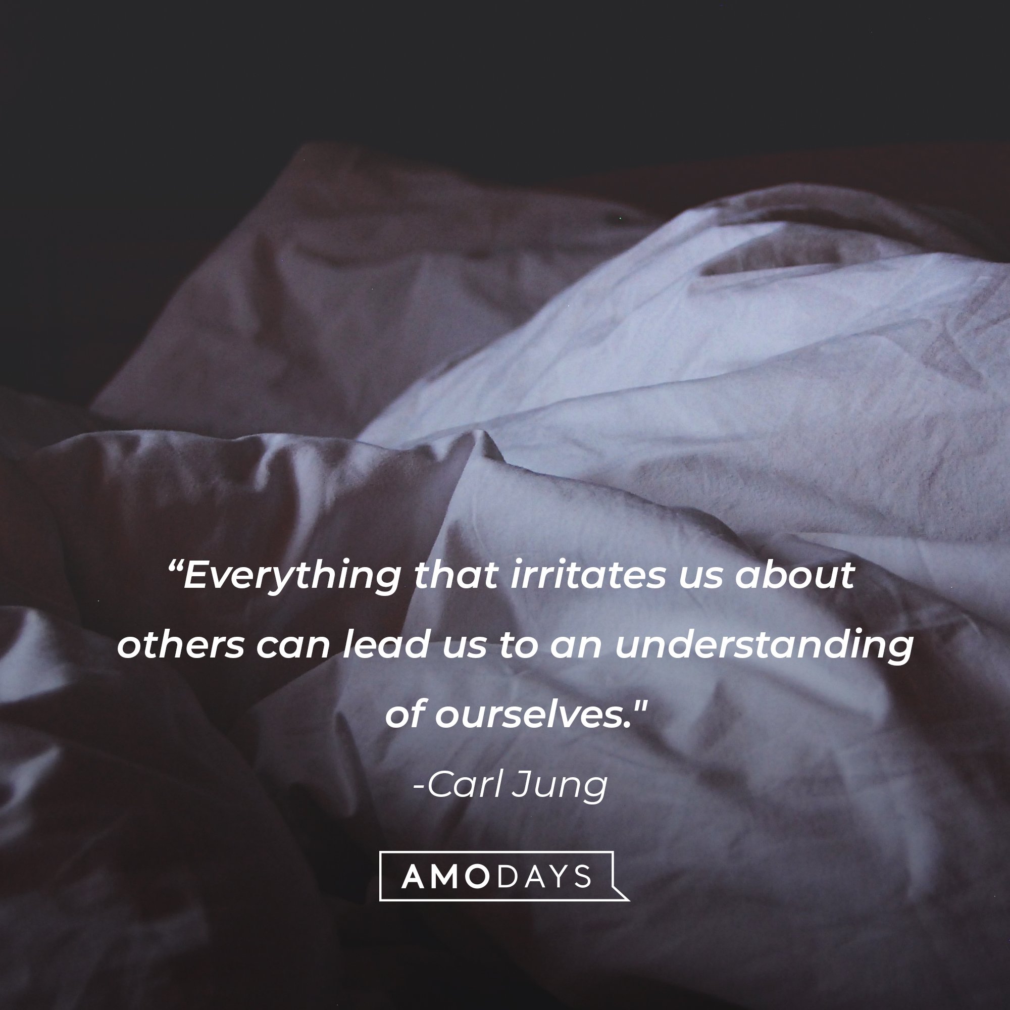 Carl Jung’s quote: “Everything that irritates us about others can lead us to an understanding of ourselves." | Image: AmoDays 