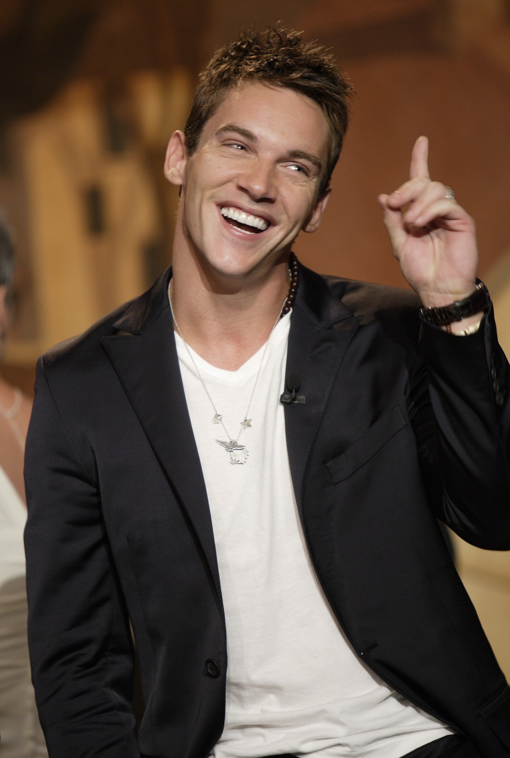 The actor during an appearance on "The Tonight Show with Jay Leno" on April 10, 2007 | Source: Getty Images