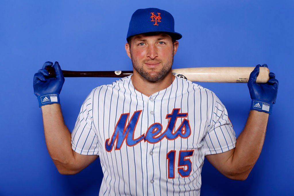 Tim Tebow at New York Mets Photo Day | Photo: Getty Images