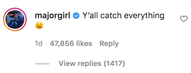 Tiny Harris commented on a post from The Shade Room about her exchange with a fan on one of her posts | Source: Instagram.com/theshaderoom