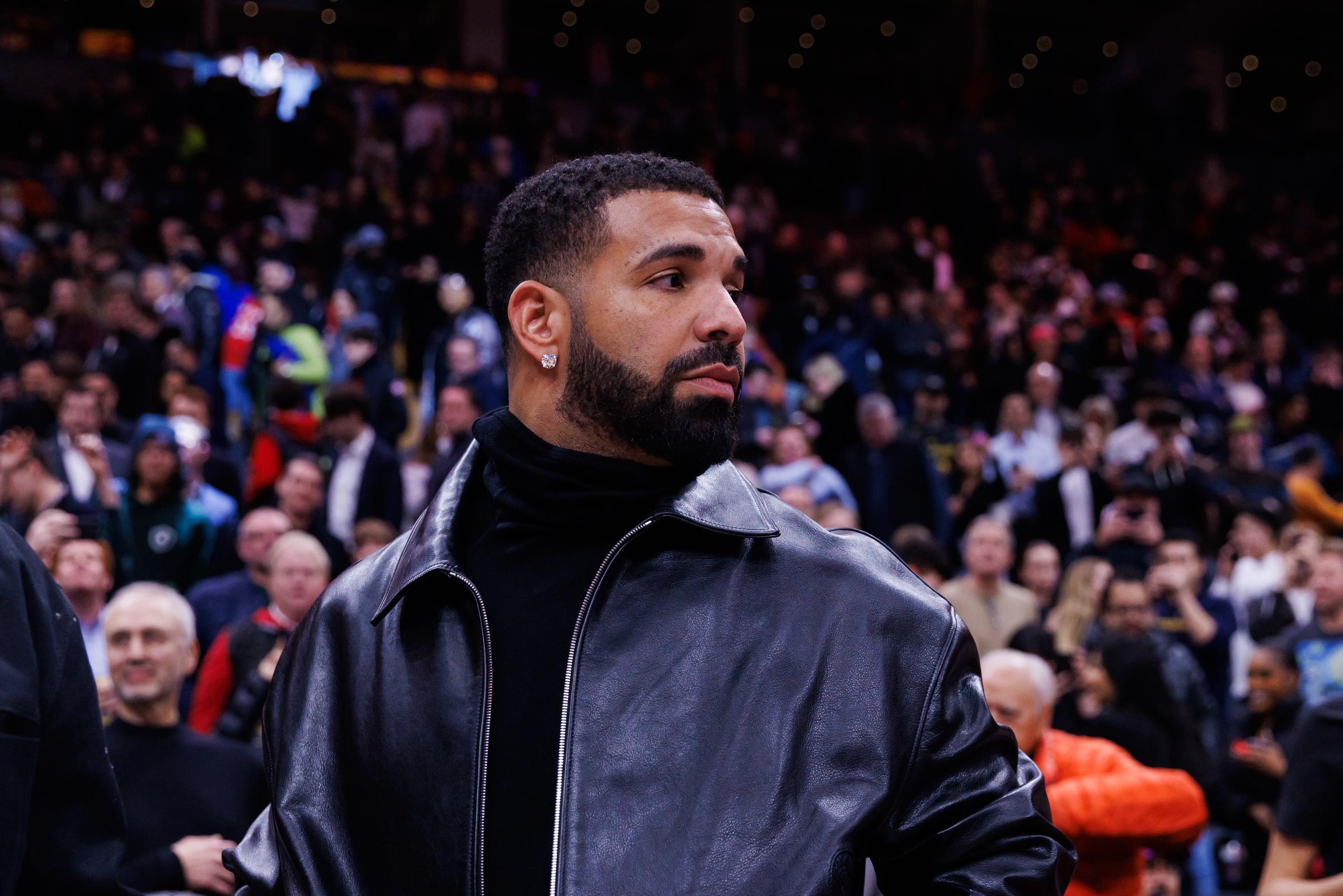 Rapper Drake pictured on January 13, 2025 | Source: Getty Images