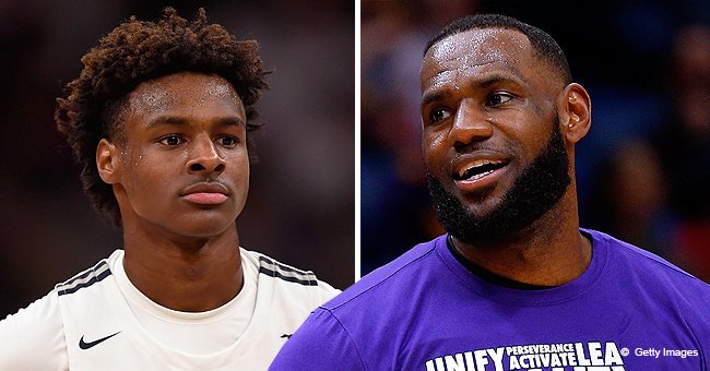 See LeBron James' Cool Photos Playing Basketball With His Son Bronny As ...