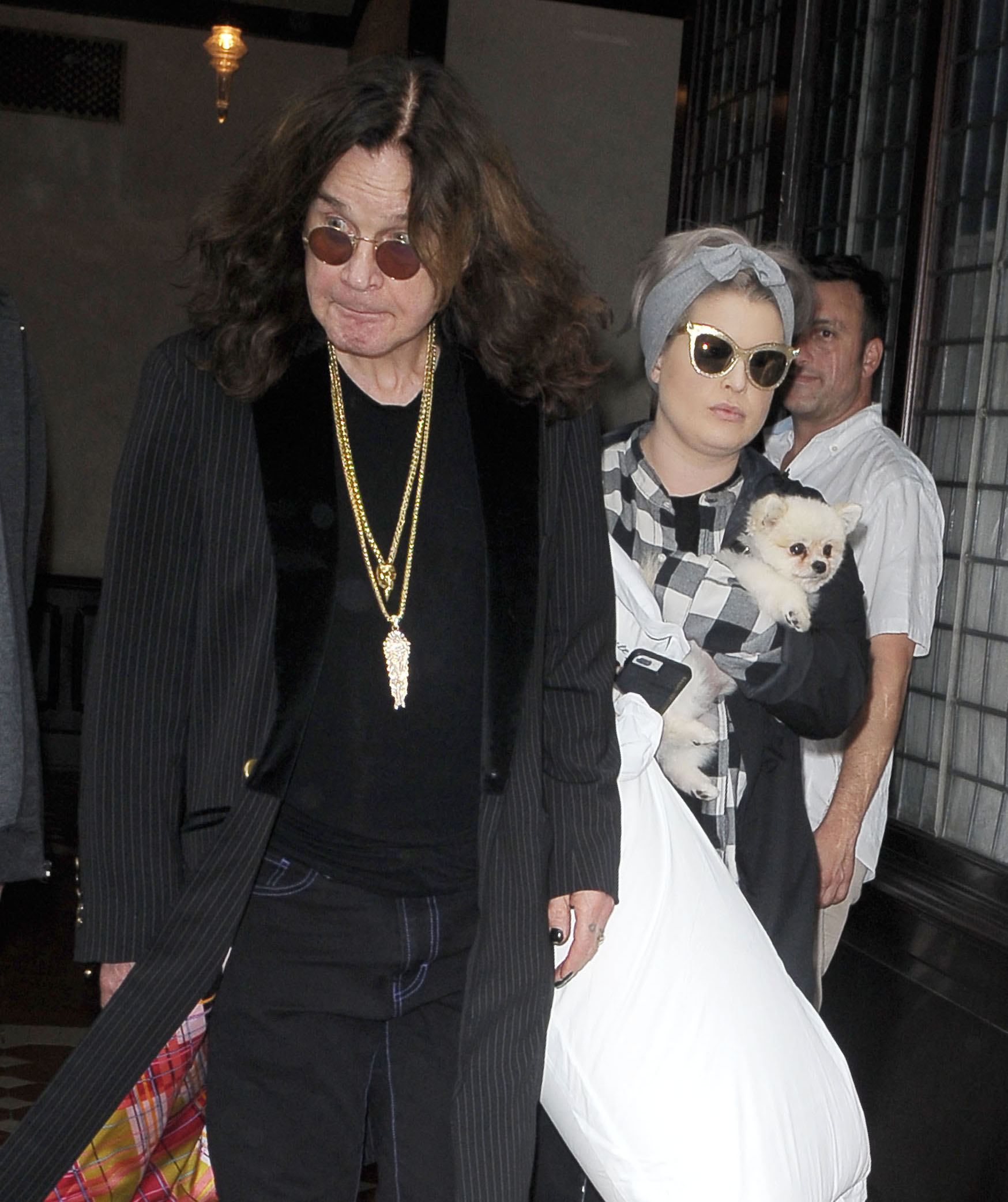 Ozzy and Kelly Osbourne seen on September 12, 2018, in New York. | Source: Getty Images