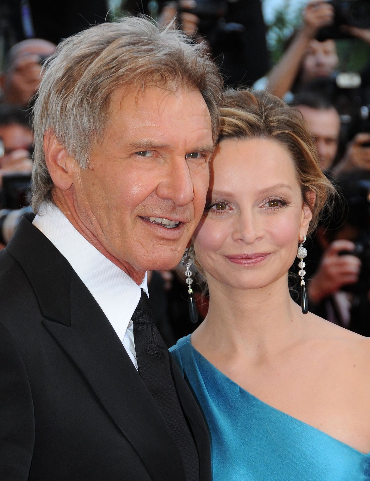 Harrison Ford and Calista Flockhart on May 18, 2008 in Cannes, France | Source: Getty Images