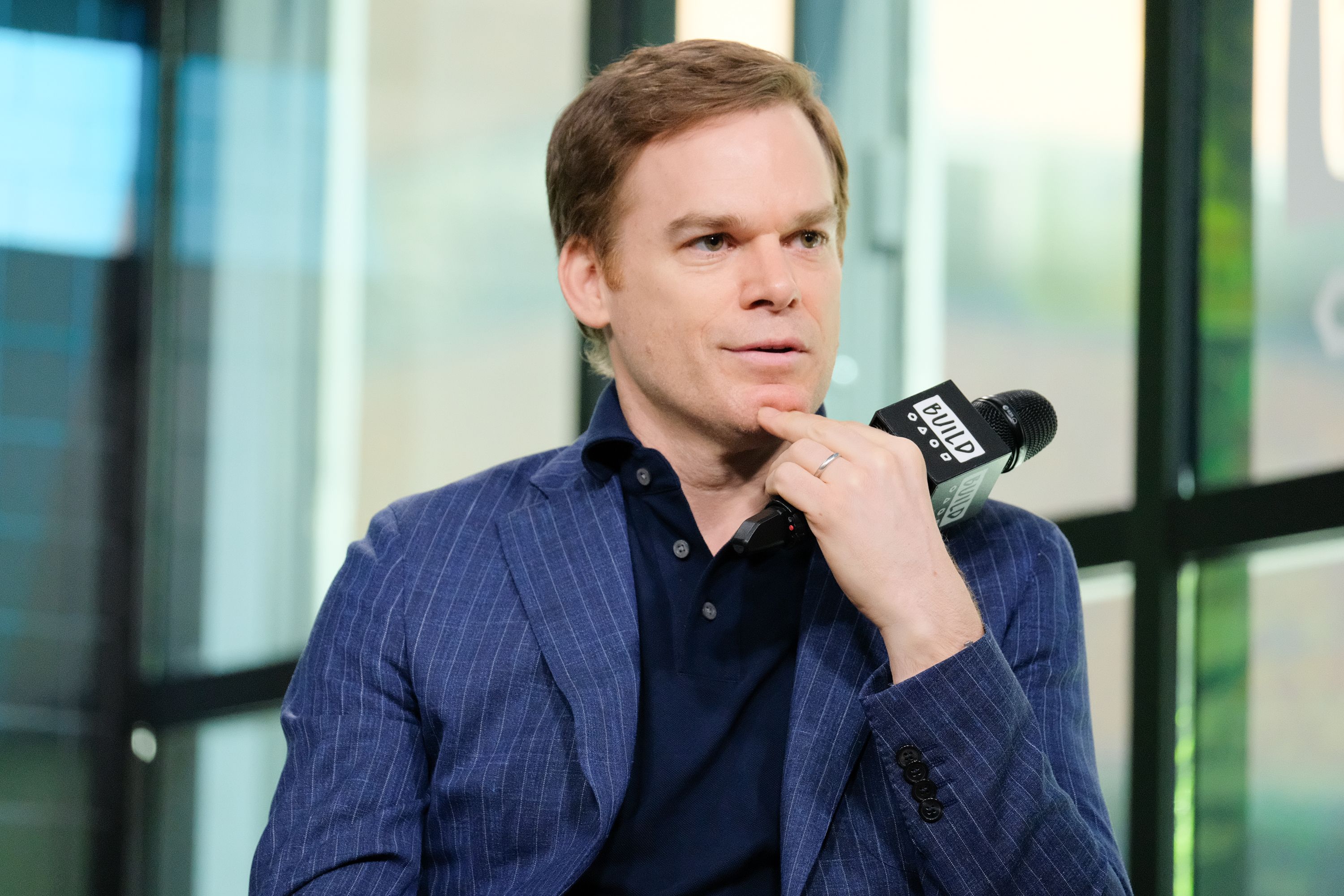  Michael C. Hall visits "BUILD" to discuss his new Netflix series "Safe" in 2018 in New York City | Source: Getty Images