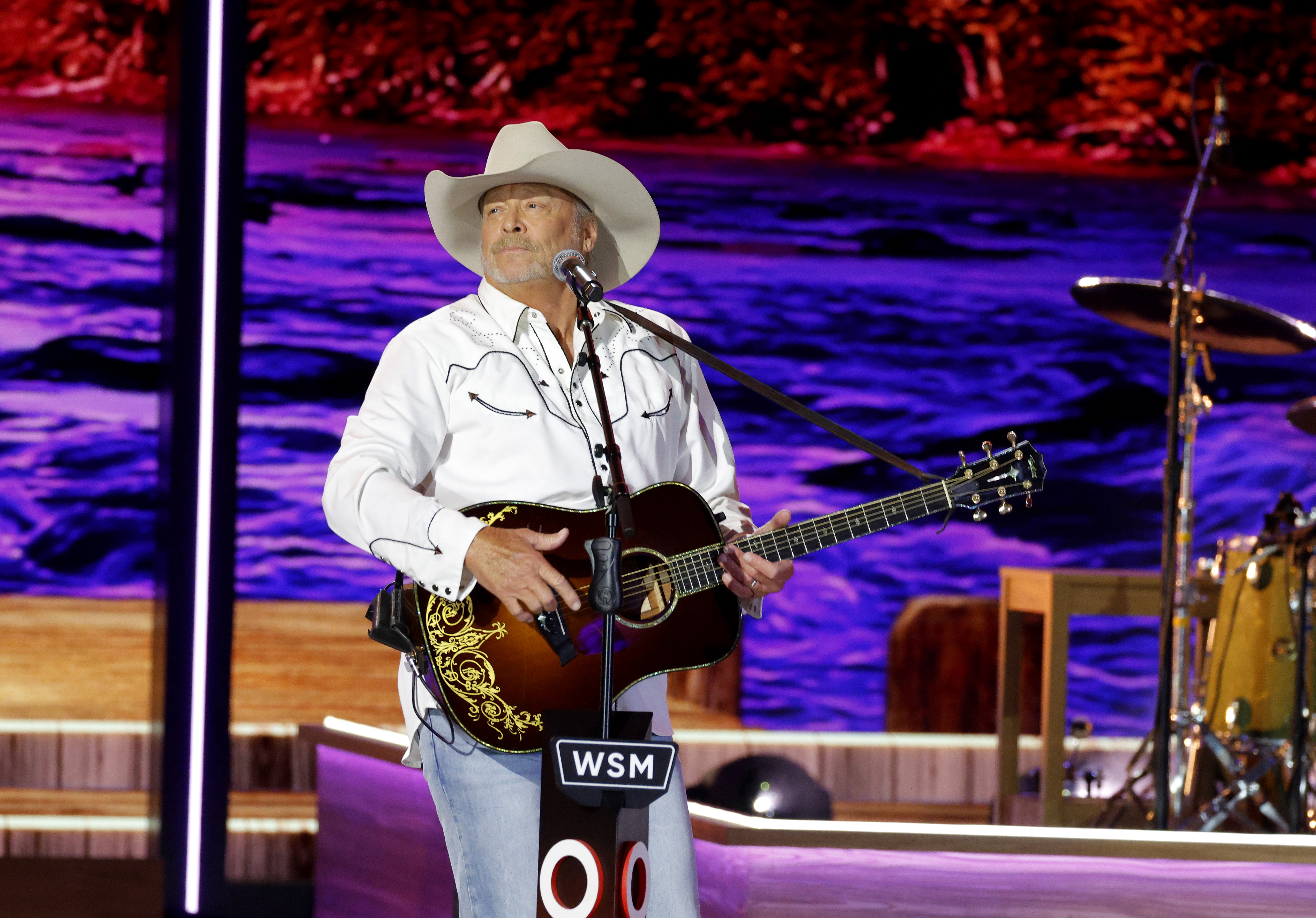 Alan Jackson during the Opry 100: A Live Celebration. | Source: Getty Images