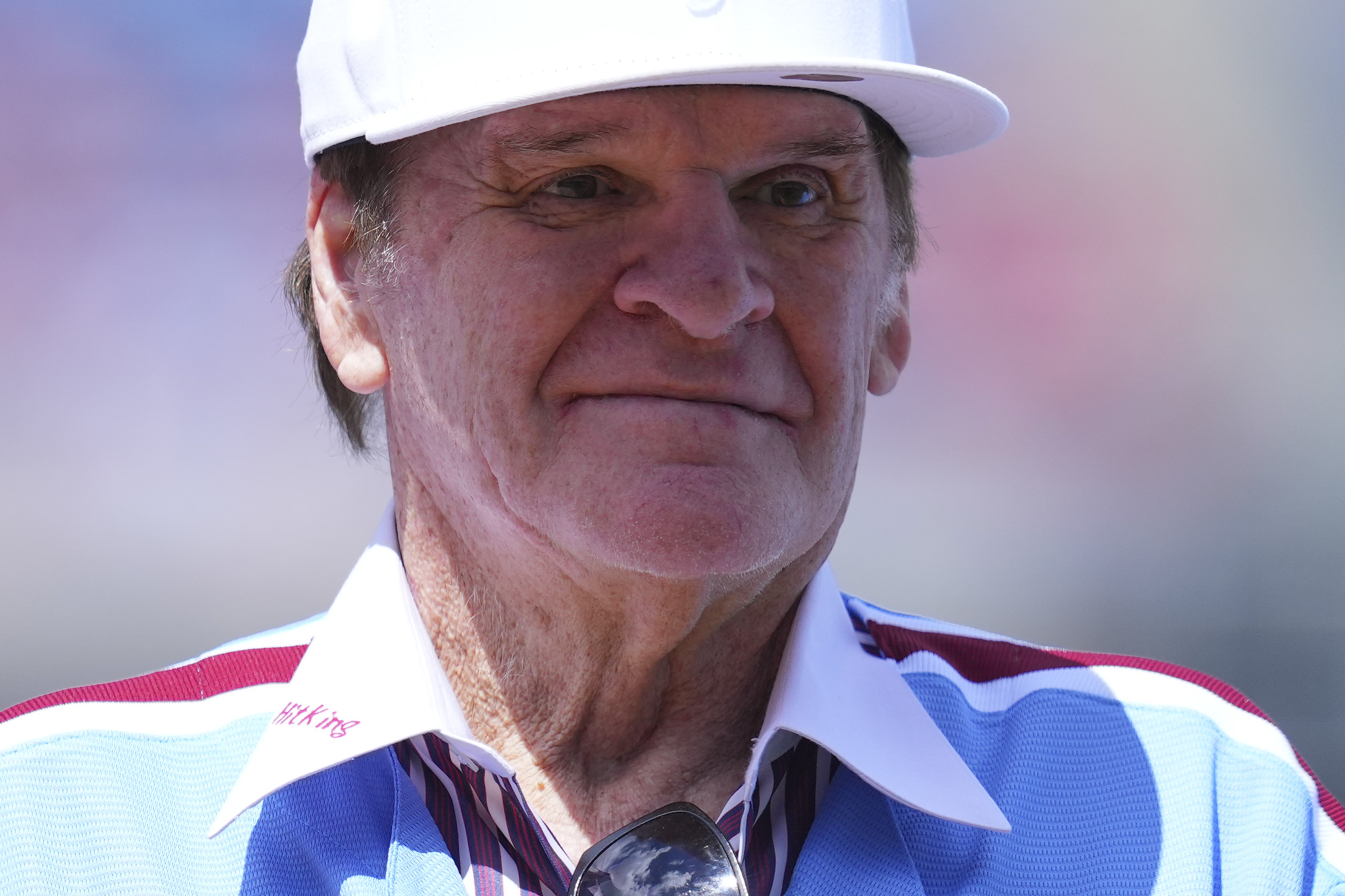 Pete Rose at Citizens Bank Park in Philadelphia, Pennsylvania on August 7, 2022 | Source: Getty Images