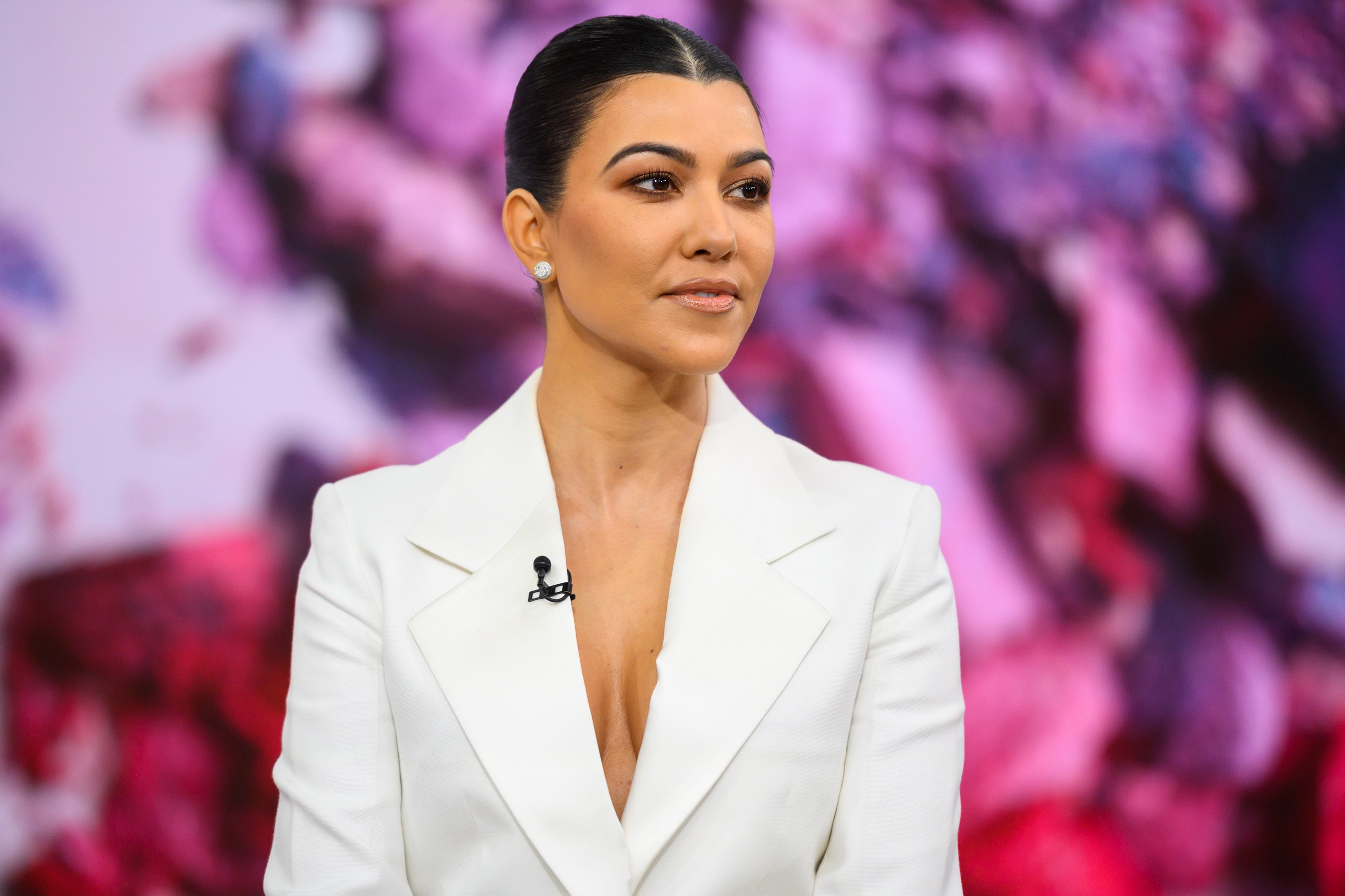 Kourtney Kardashian pictured on the set of “Today” on Thursday, February 7, 2019. | Source: Getty Images