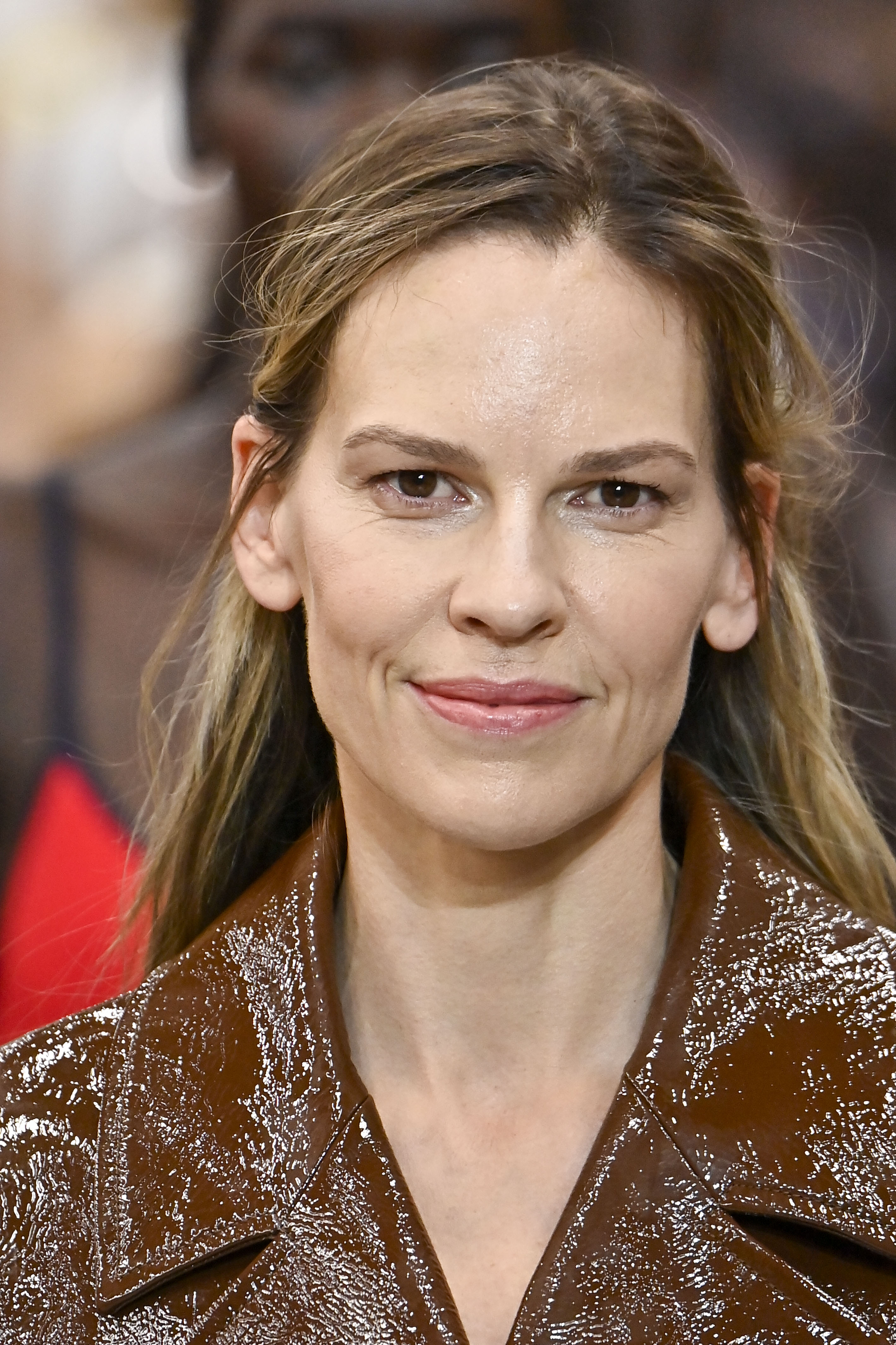 Hilary Swank walks the runway during the Miu Miu Ready to Wear Spring/Summer 2025 fashion show as part of the Paris Fashion Week on October 01, 2024, in Paris, France | Source: Getty Images