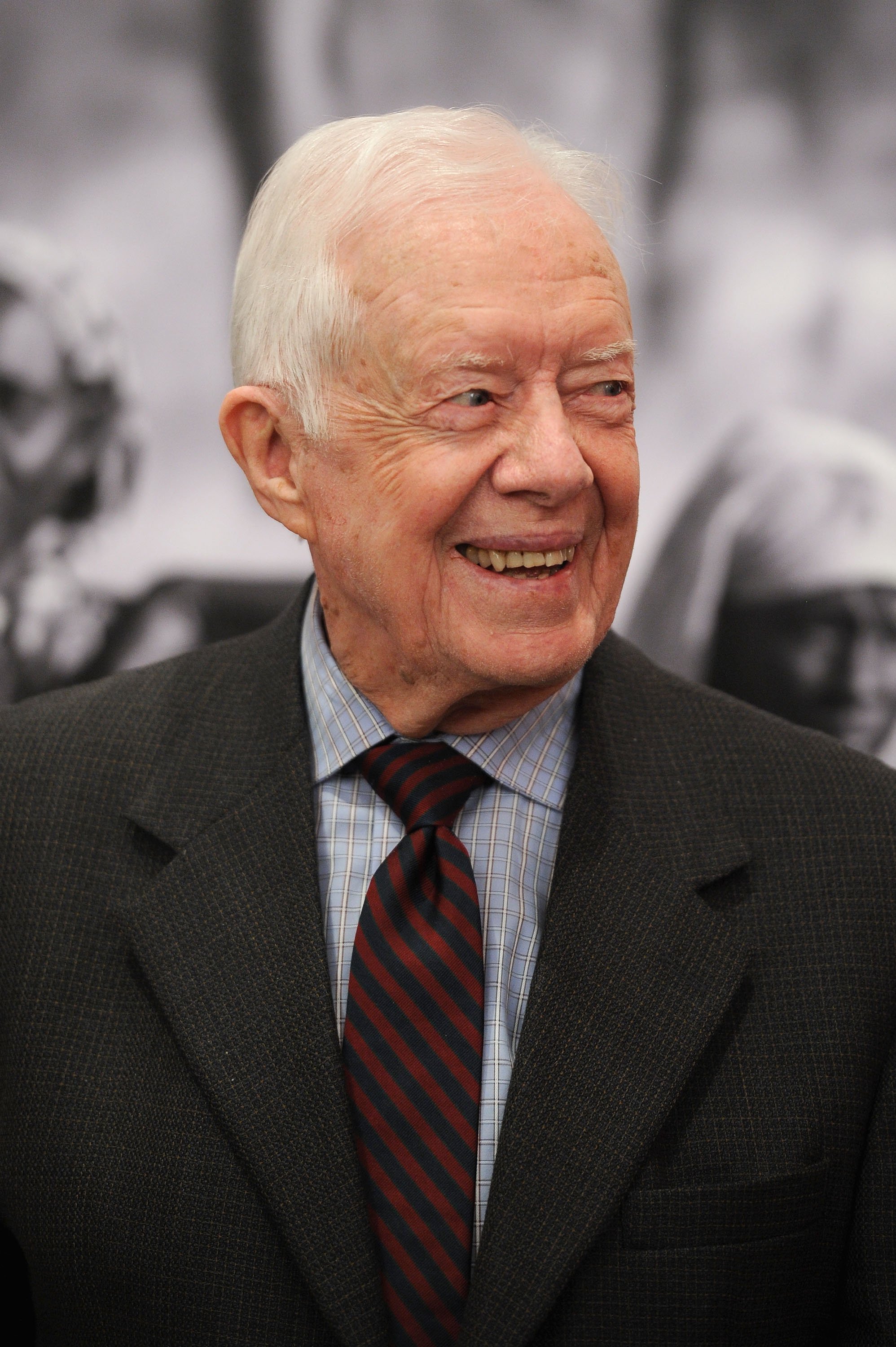 Former President Jimmy Carter attends "Countdown To Zero: Defeating Disease" preview press conference at American Museum of Natural History on January 12, 2015 in New York City | Source: Getty Images 