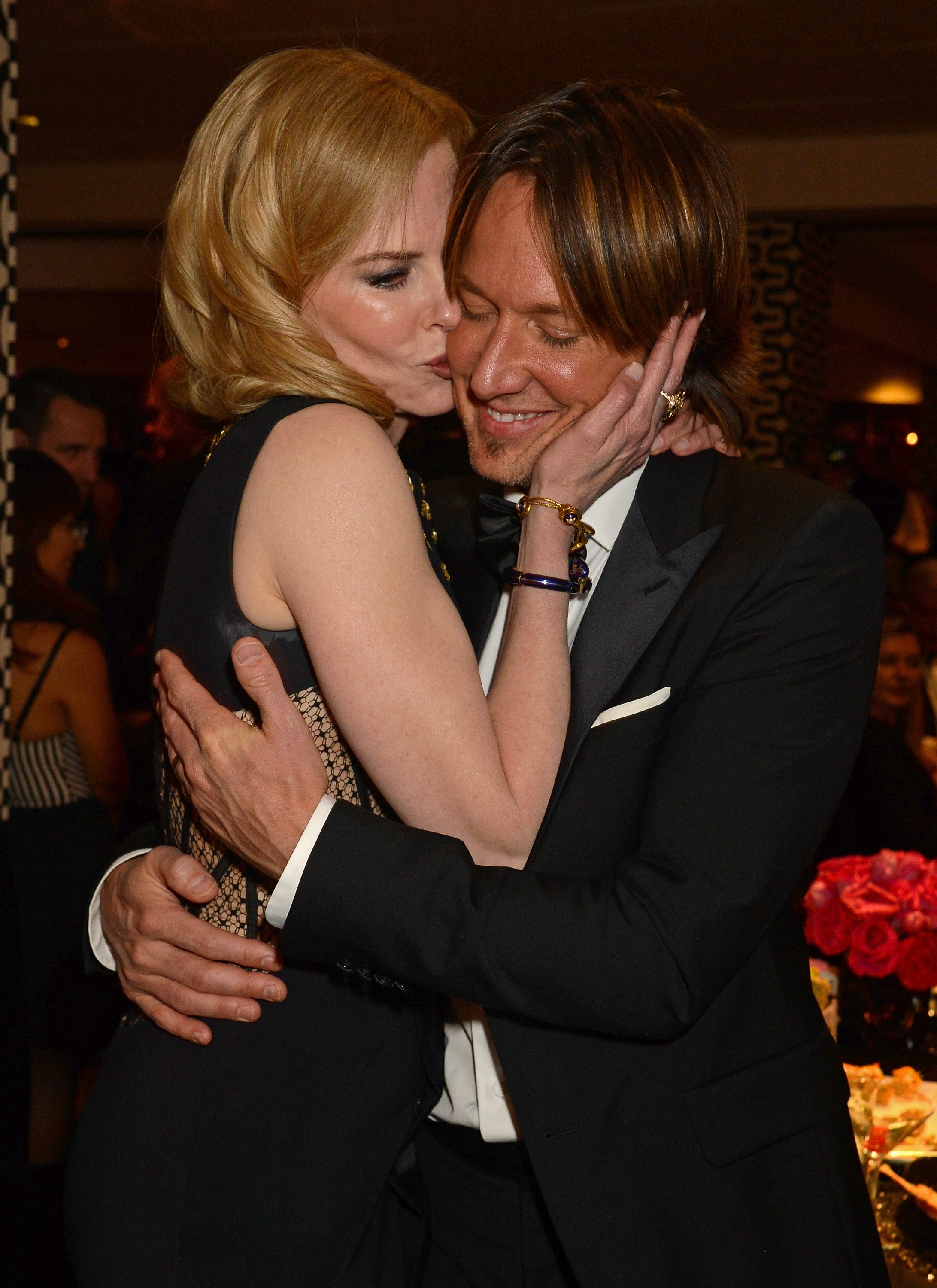 Actress Nicole Kidman and musician Keith Urban at HBO's Official Golden Globe Awards After Party on January 13, 2013 in Beverly Hills, California. | Source: Getty Images 