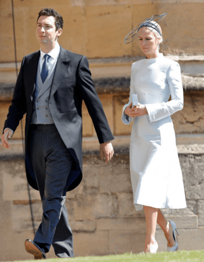 Michael Hess and Misha Nonoo attend the wedding of Prince Harry and Meghan Markle, on May 19, 2018, in Windsor, England | Source: Getty Images