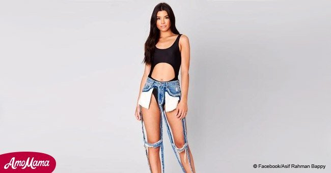 Extreme Cut Out Jeans from Carmar Denim cause controversy