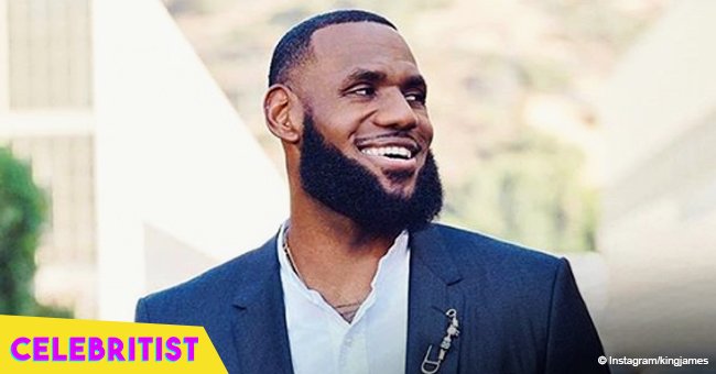 LeBron James praises his daughter's style with pic of her in denim jacket & black pants