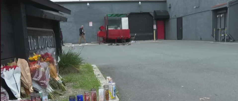 Building where the birthday party shooting happened, from a video dated December 1, 2025 | Source: Youtube/ABC7