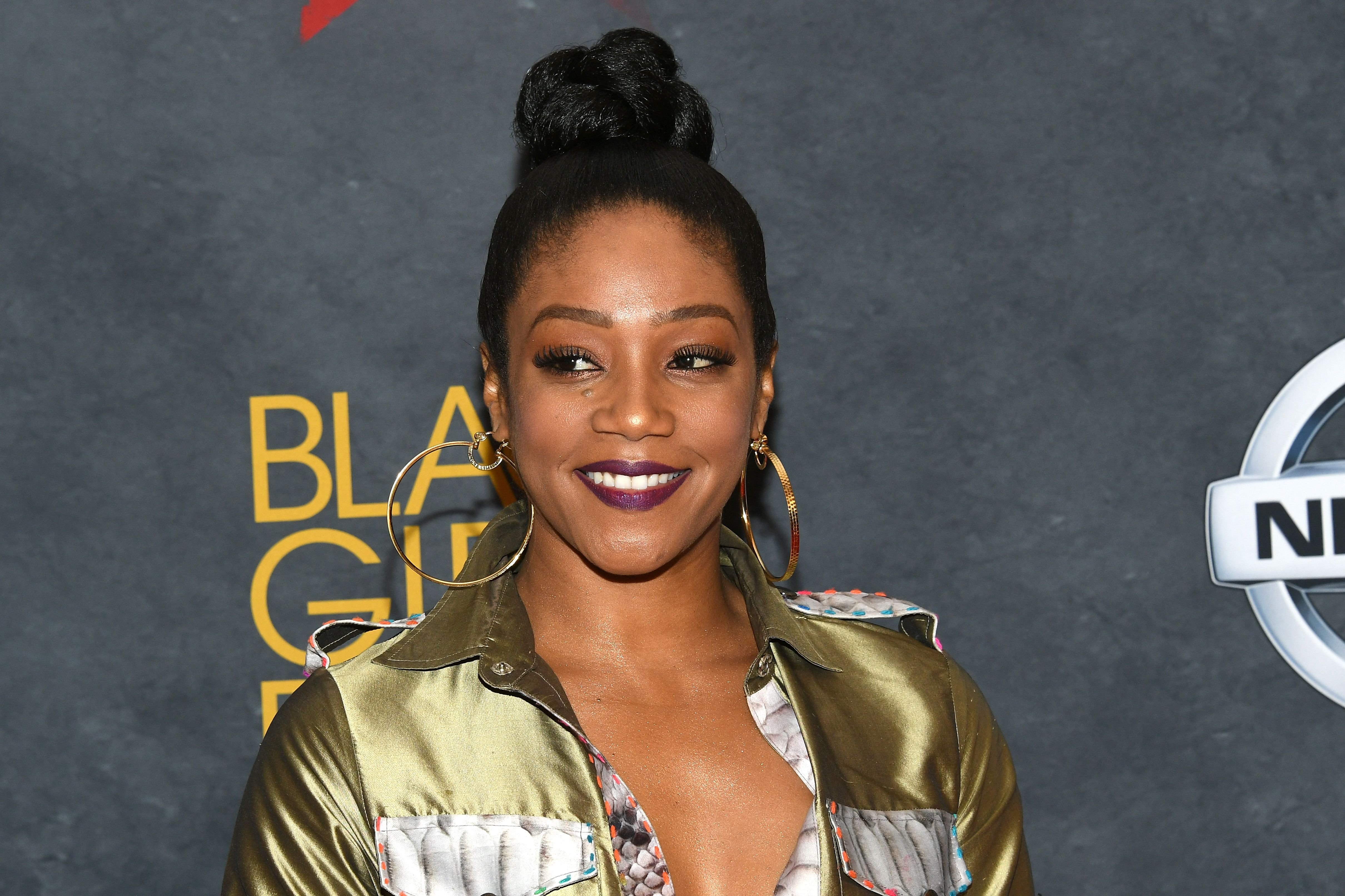 Tiffany Haddish during Black Girls Rock! 2017 at NJPAC on August 5, 2017 in Newark, New Jersey. | Source: Getty Images