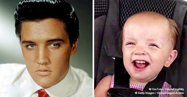 Toddler sings iconic Elvis Presley hit song in the car and her hilarious performance goes viral