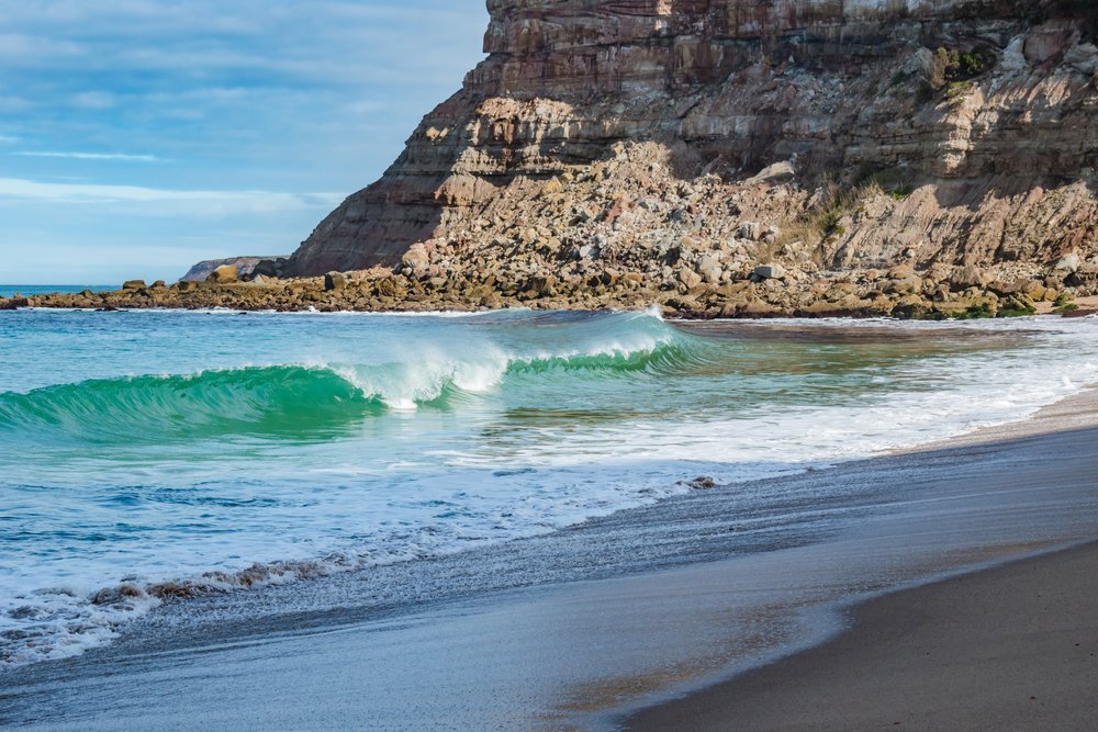 Playa Calada en Encarnacao, al noroeste de Lisboa, Portugal. | Foto: shutterstock.com
