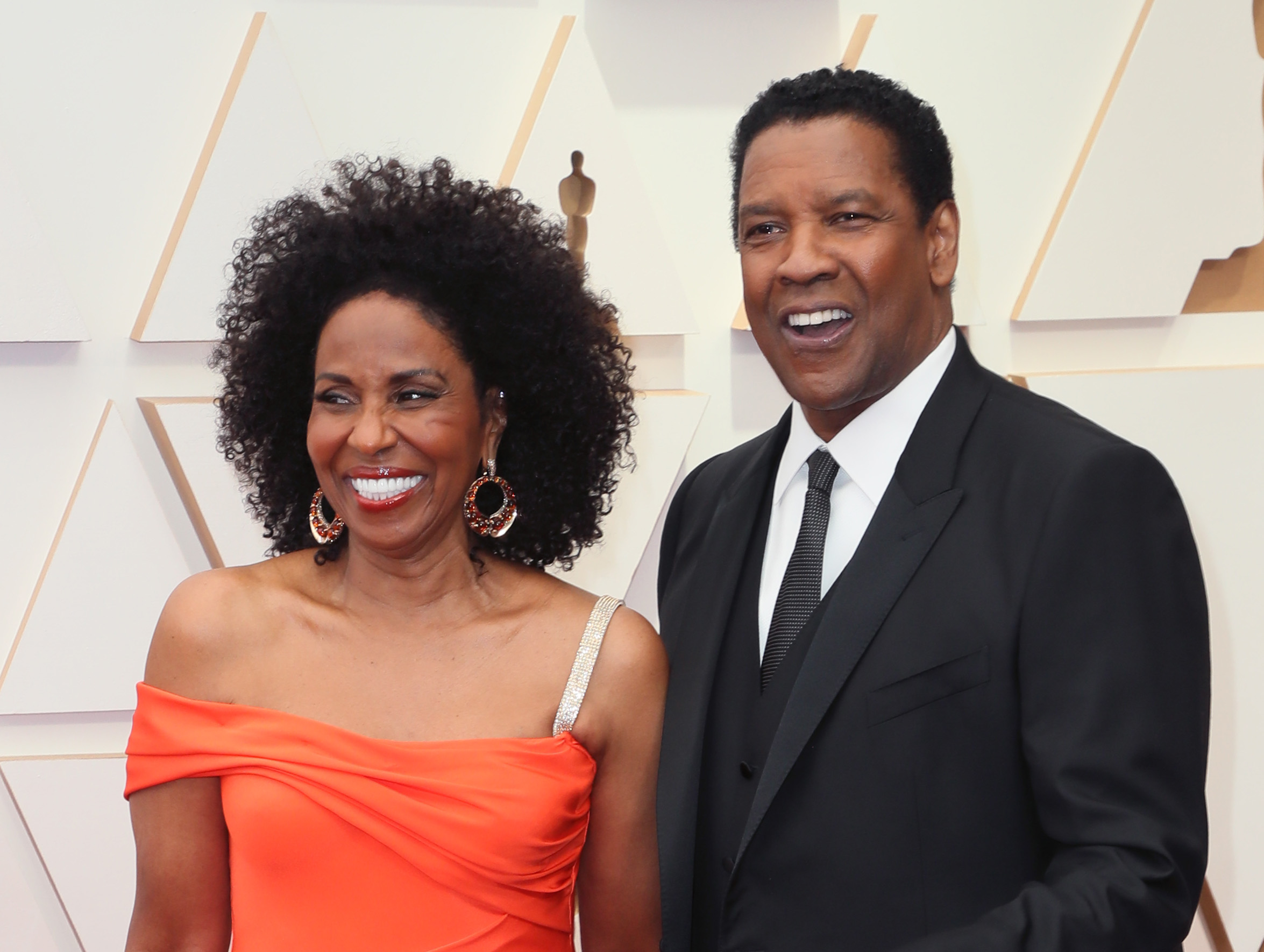 Pauletta Washington and Denzel Washington during the 94th Annual Academy Awards in Hollywood, California on March 27, 2022 | Source: Getty Images