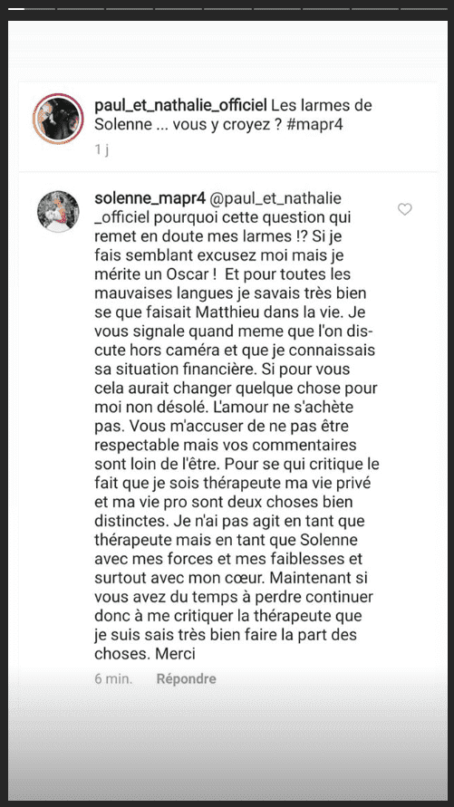 Instagram story / solenne_mapr4