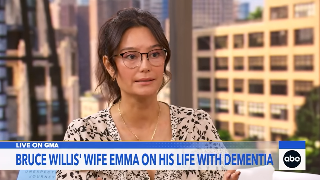 Emma Heming Willis appears on "Good Morning America," from a video dated September 9, 2025 | Source: YouTube/@GMA
