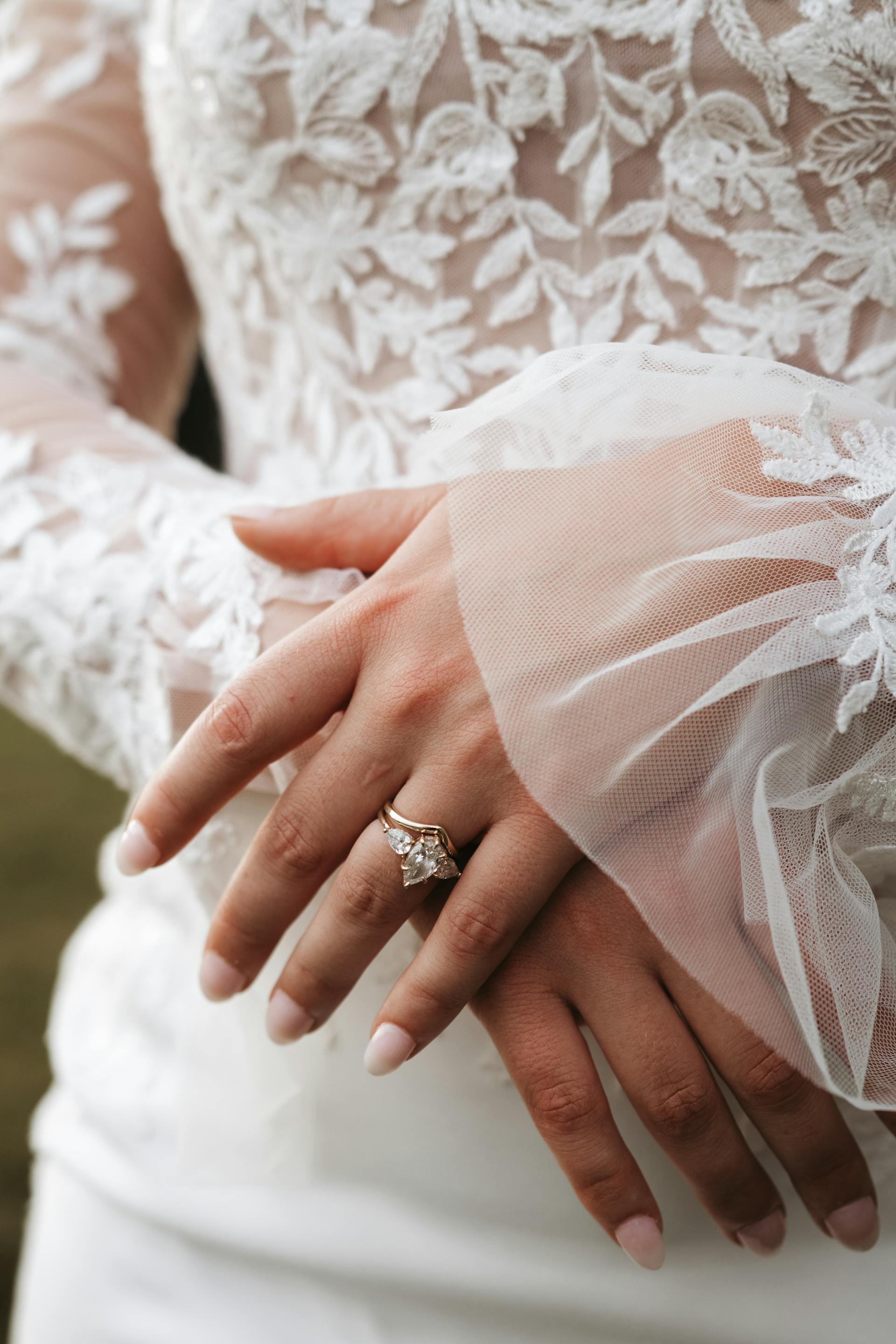 A woman wearing an embroidered white gown | Source: Pexels