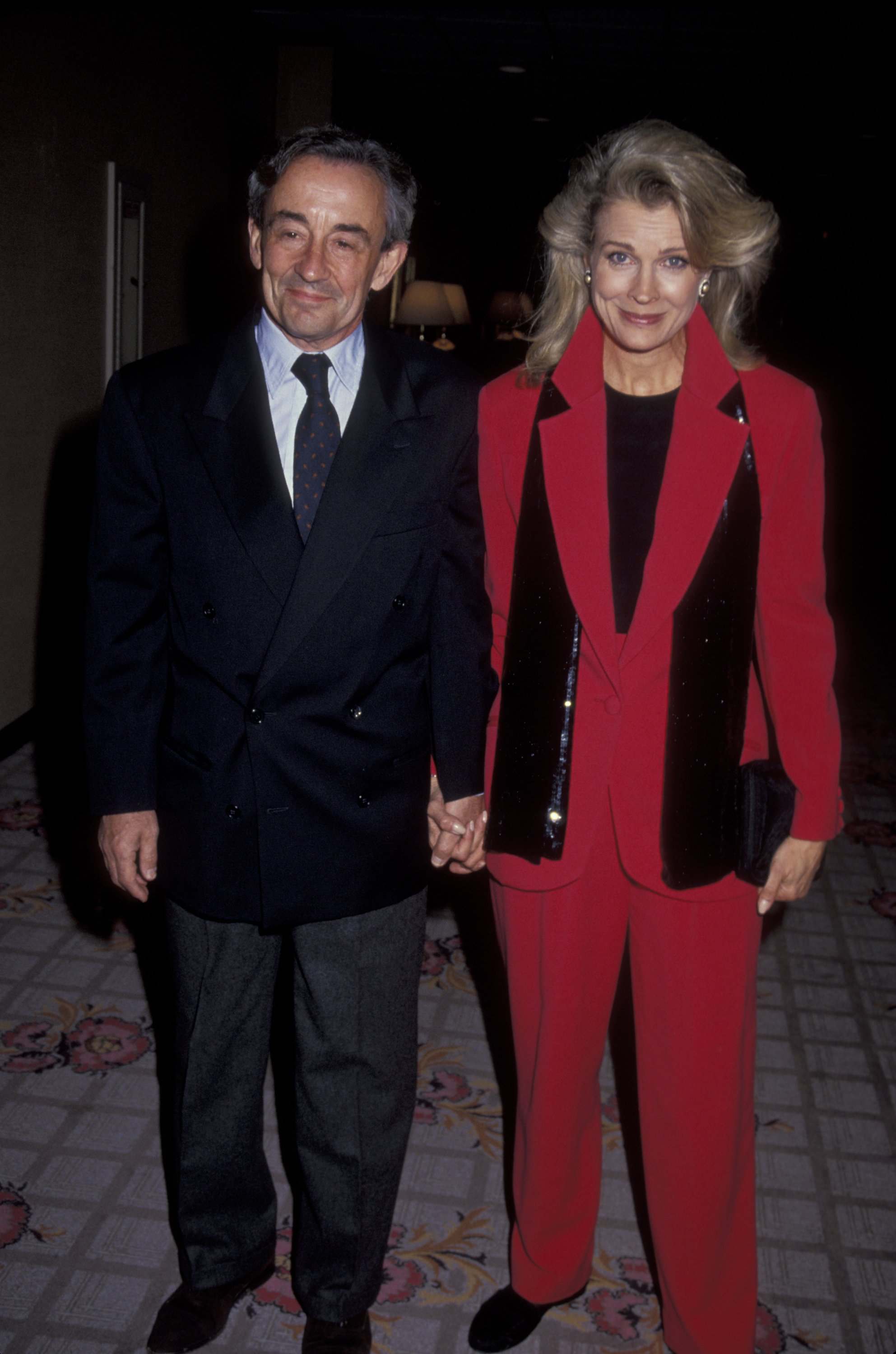 Candice Bergen and Louis Malle in California 1991. | Source: Getty Images 