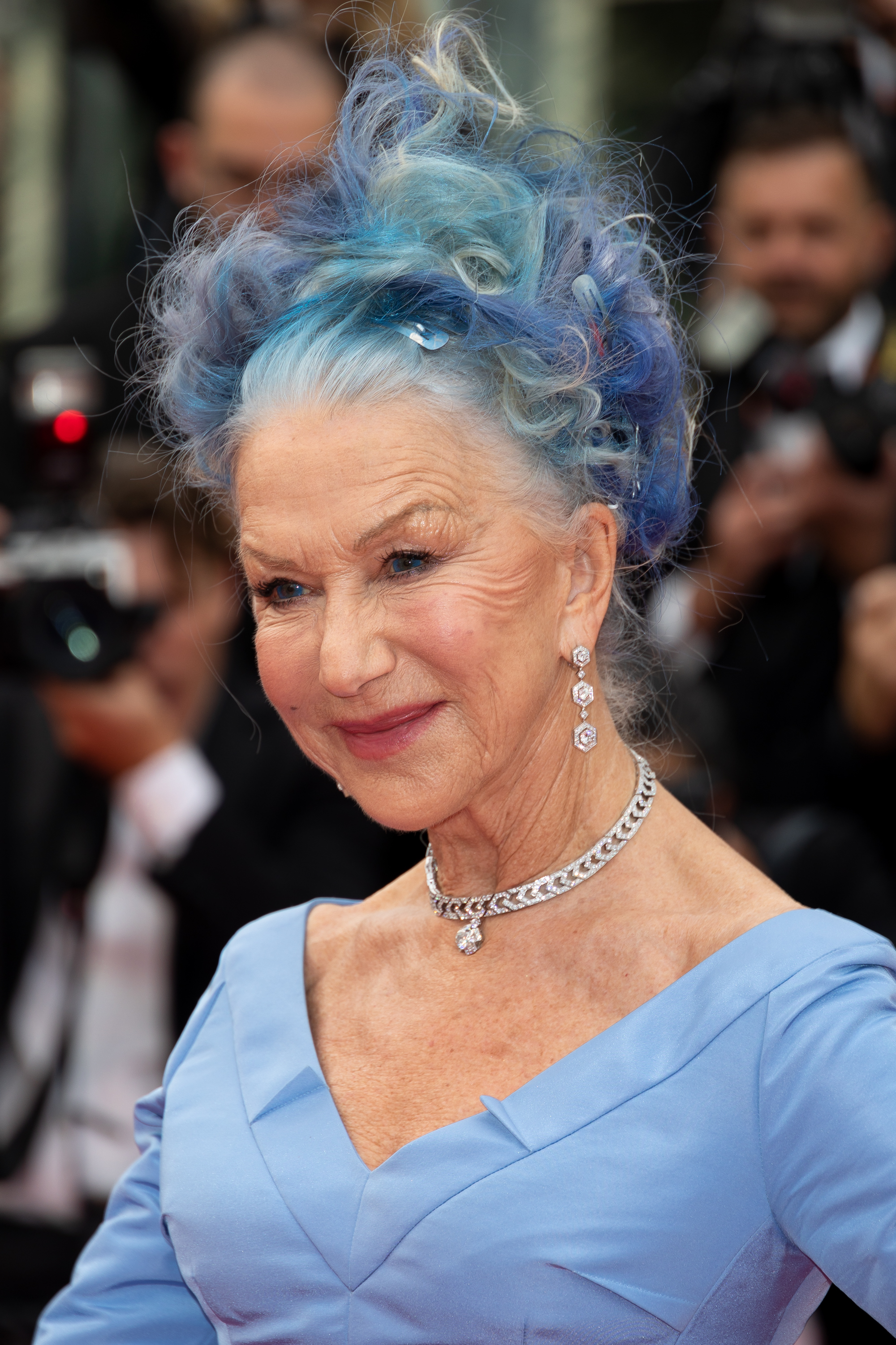 Helen Mirren attends the "Jeanne du Barry" Screening & opening ceremony red carpet at the 76th annual Cannes film festival at Palais des Festivals on May 16, 2023 in Cannes, France.  | Source: Getty Images