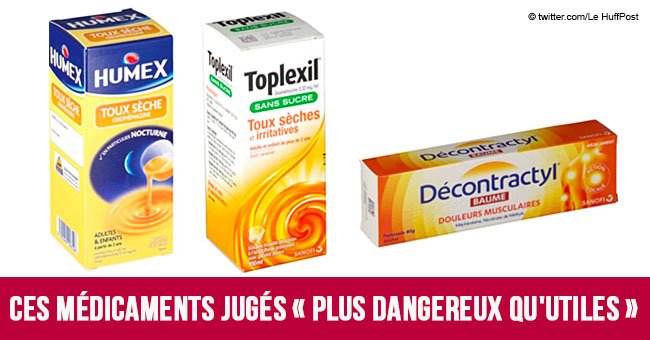 Toplexil, Humex, Decontractyl: la liste noire des médicaments à éviter
