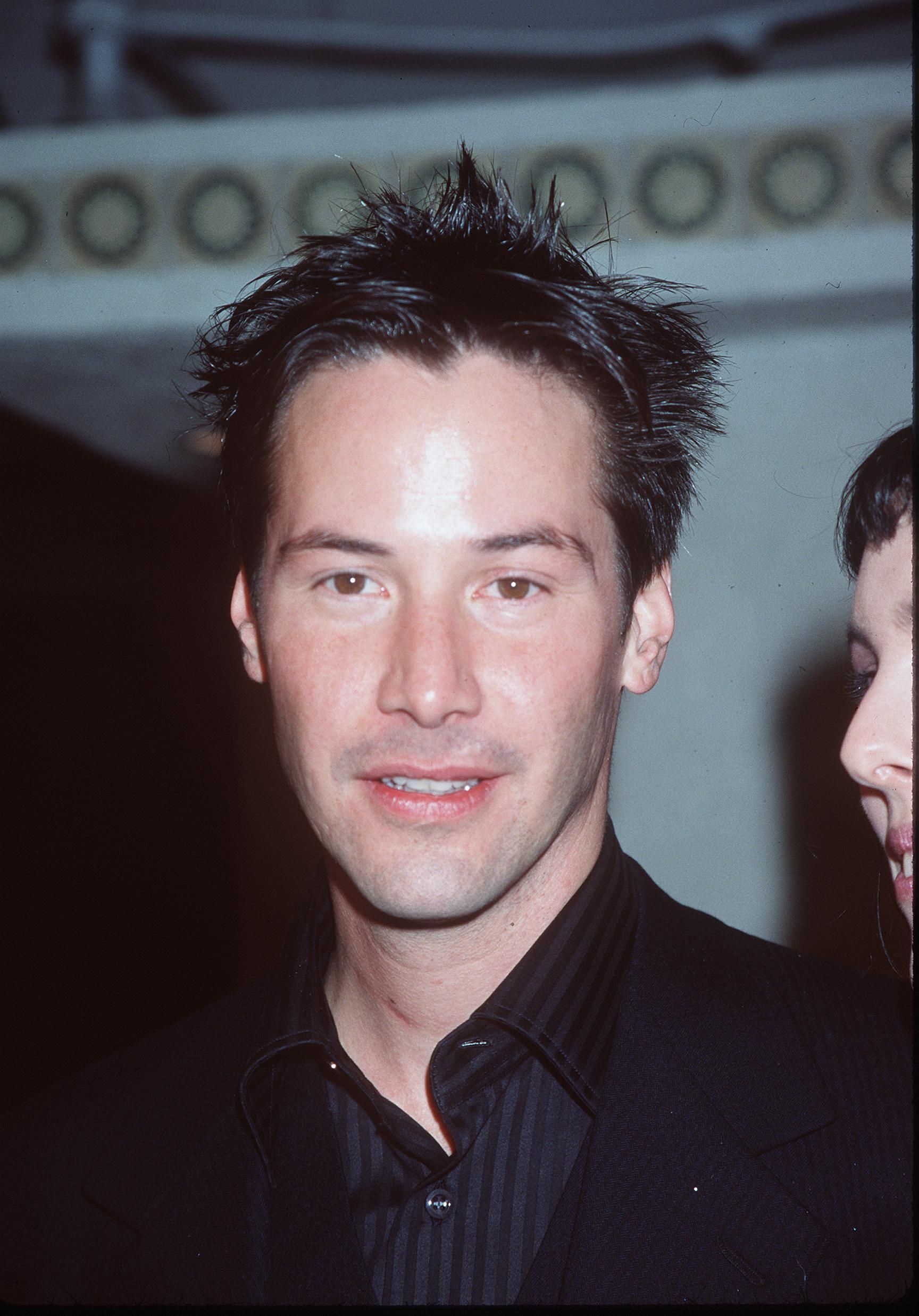 Keanu Reeves at the world premiere showing of "The Matrix" at the Mann's Village Theatre on March 24, 1999, in Westwood, California. | Photo: Getty Images