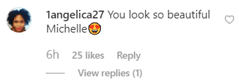 Screenshot of fan reactions to Michelle Obama’s dress | Photo: Instagram/@michelleobama