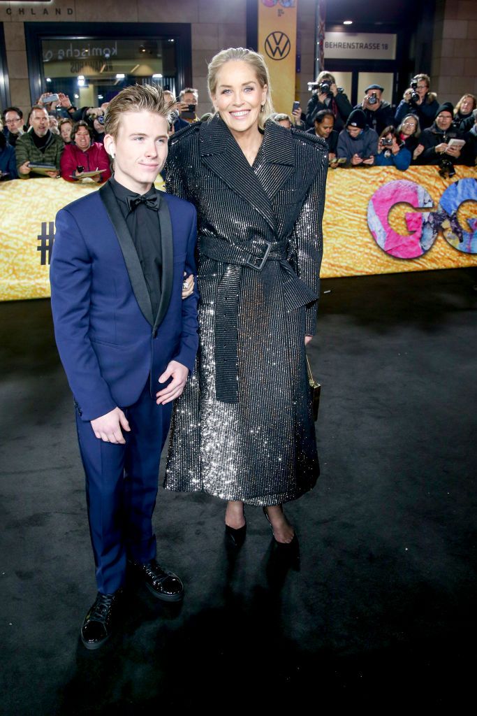 Sharon Stone and son Roan at the 21st GQ Men of the Year Award in 2019 in Berlin, Germany | Source: Getty Images