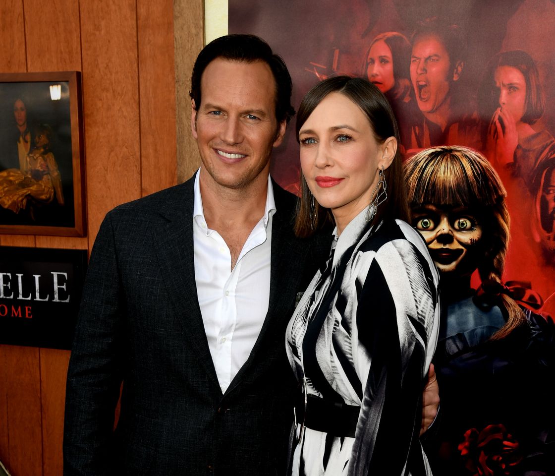 Patrick Wilson and Vera Farmiga arrive at the premiere of  "Annabelle Comes Home"  I Getty images