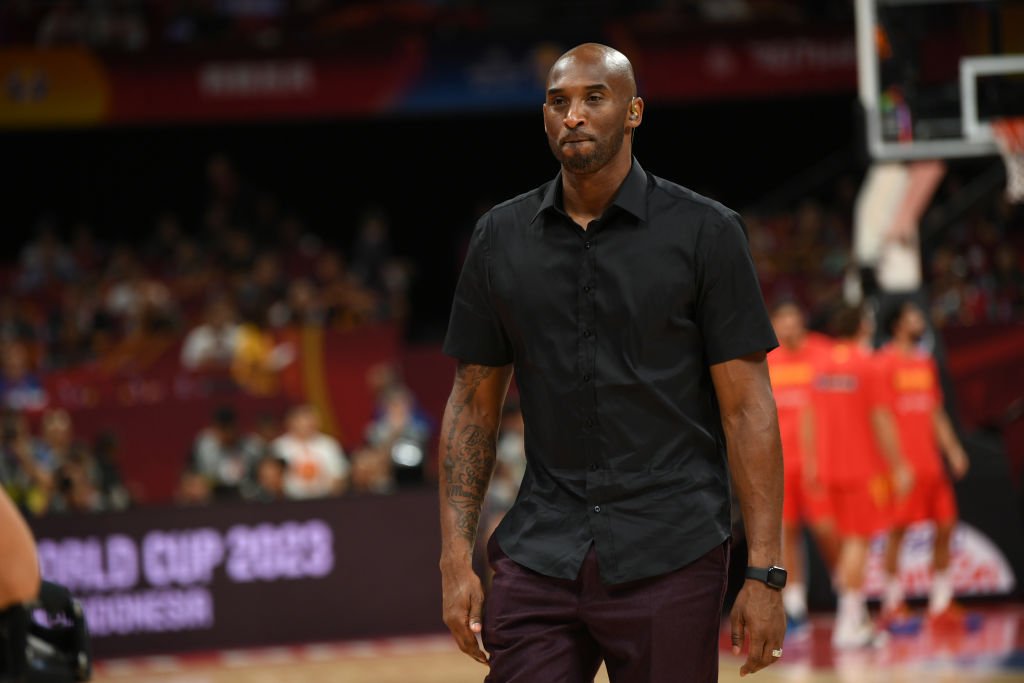 Kobe Bryant reacts during the final of 2019 FIBA World Cup at Beijing Wukesong Sport Arena | Photo: Getty Images