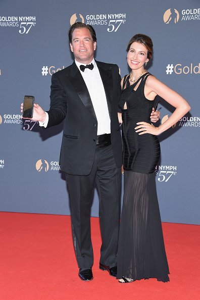 Michael Weatherly and his wife Bojana Jankovic at the 57th Monte Carlo TV Festival on June 20, 2017 | Photo: Getty Images