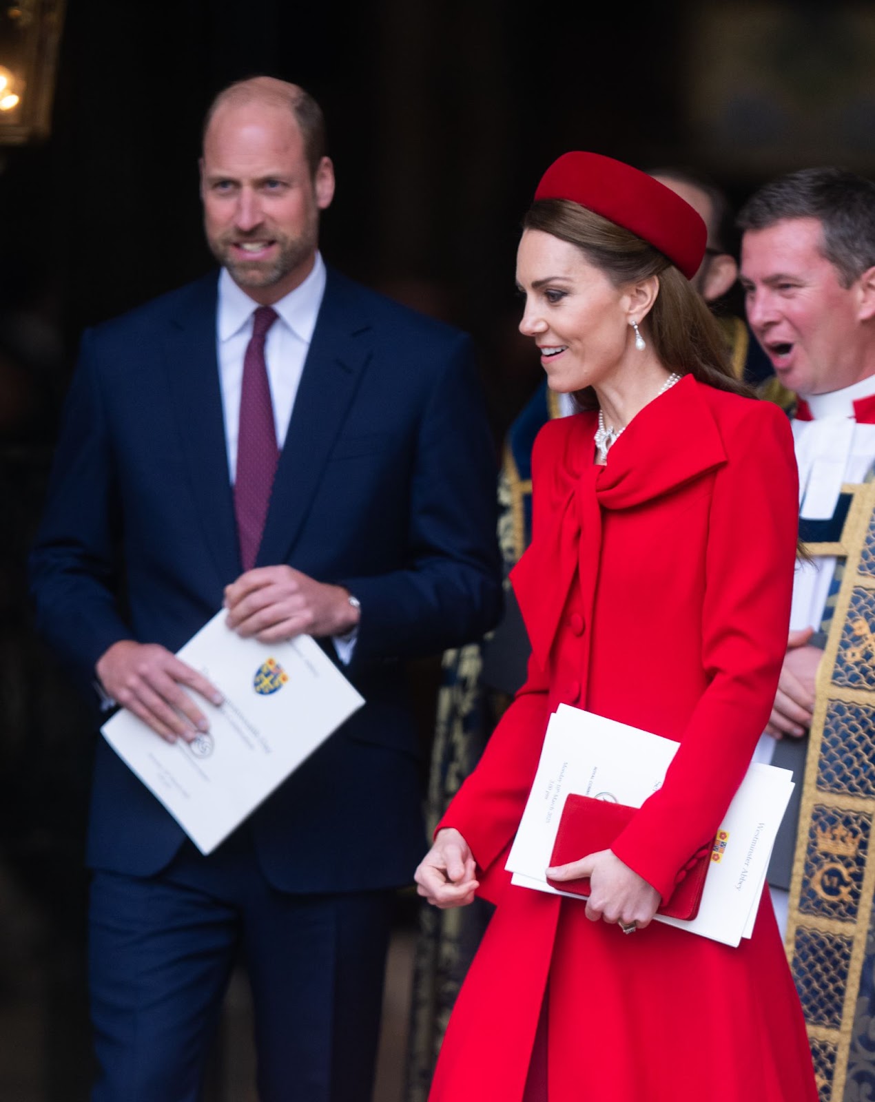 Prince William and Princess Catherine look happy at Westminster Abbey | Source: Getty Images