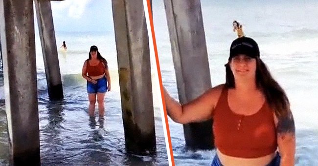 La TikToker a partagé une vidéo de 34 secondes de ses vacances en Floride capturée par son mari. | Photo : tiktok.com/thicctok5280