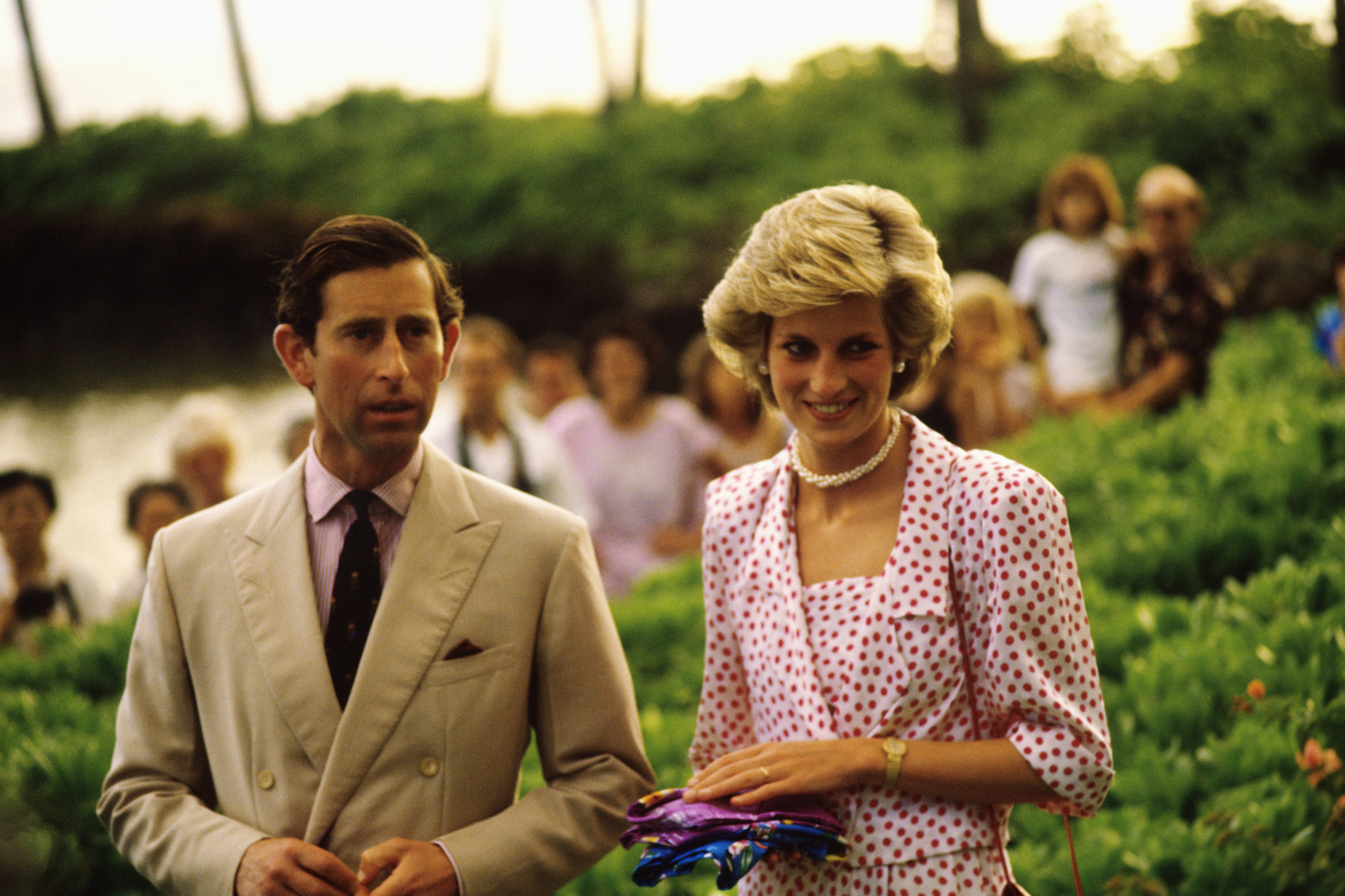 Prince Charles and Princess Diana in Hawaii. | Source: Getty Images 