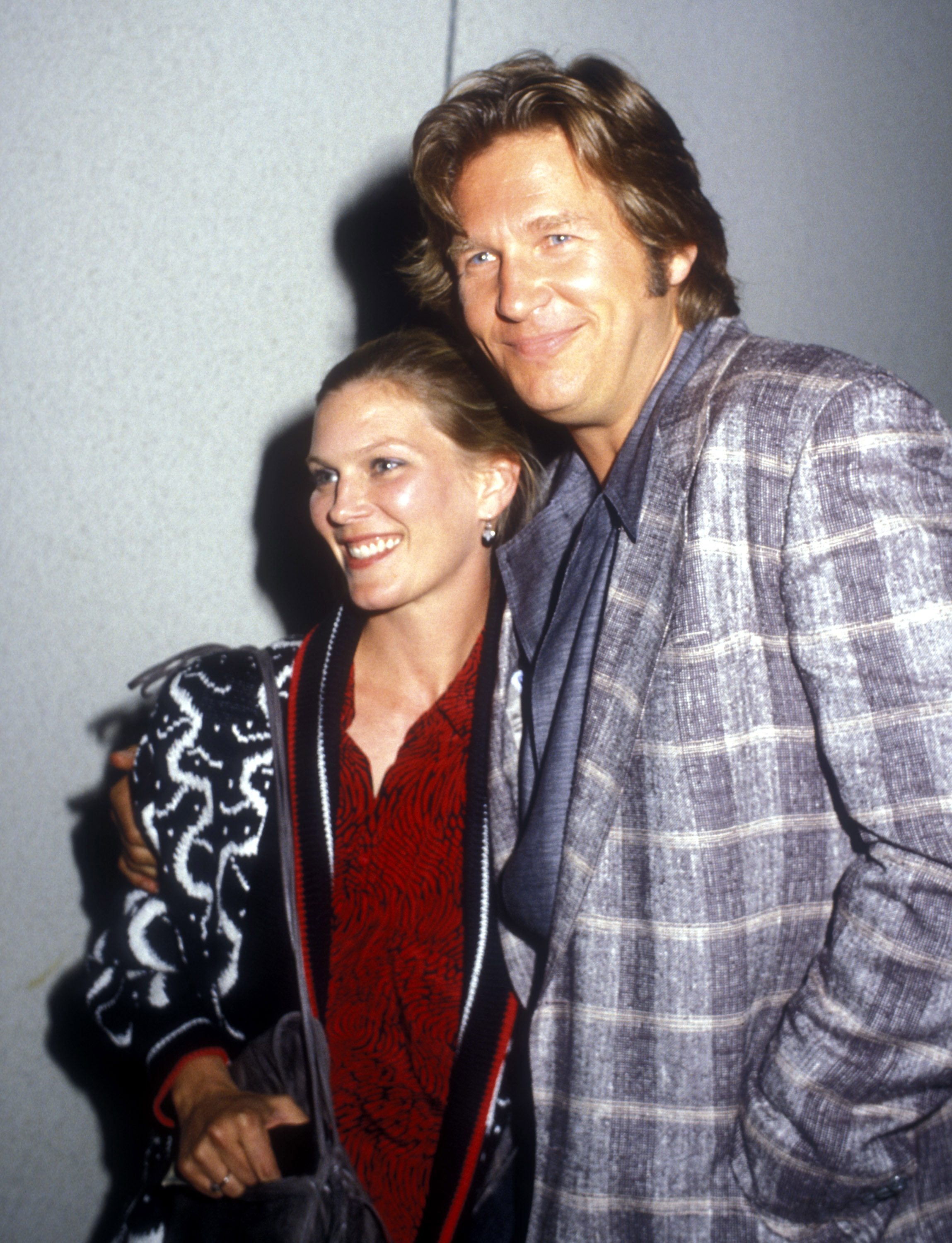 Susan and Jeff Bridges at the Eurythmics Concert at the Roxy on June 16, 1986. | Source: Getty Images