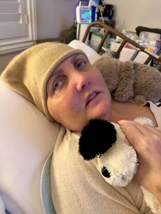A quiet moment in the final stretch of her journey — Lori rests peacefully at home under hospice care in this intimate photo shared by husband Chris on 10 January 2026, who revealed she was "comfortable" and that her vitals had been "looking great" in the days prior. | Source: Facebook/Chris Coble