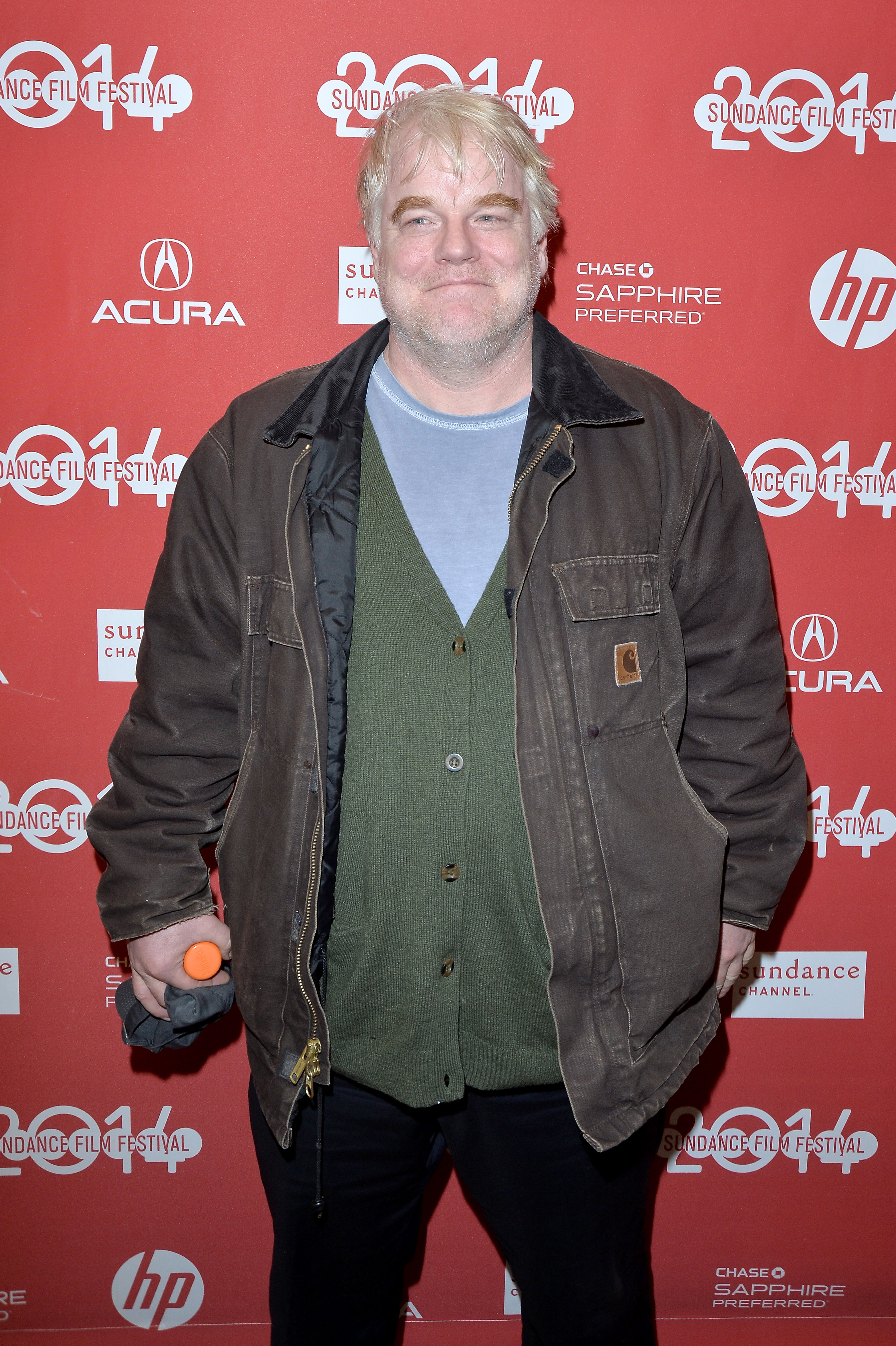 Philip Seymour Hoffman at the premiere of 