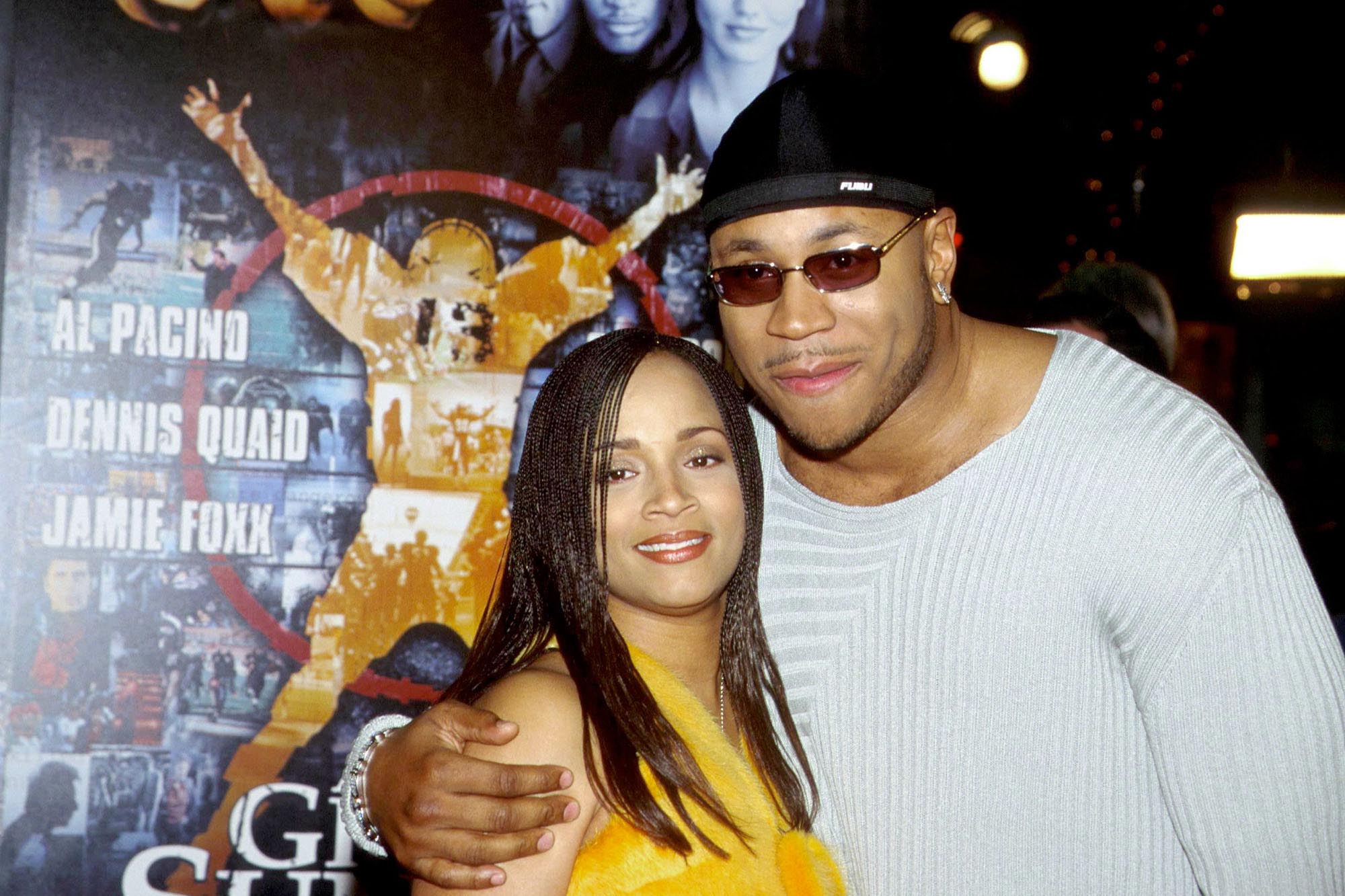 LL Cool J and his wife Simone arrive at the  Los Angeles premiere of the film "Any Given Sunday" on December 16, 1999 | Source: Getty Images