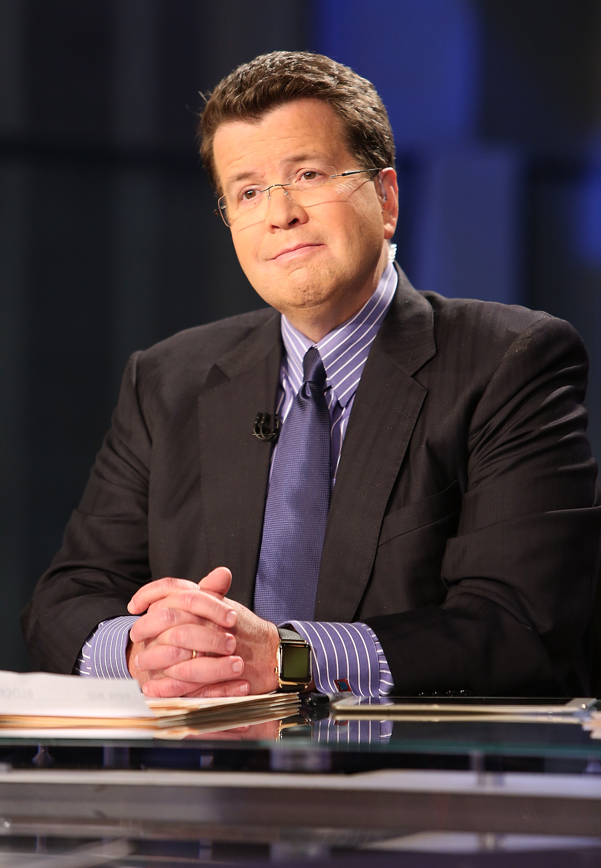 Neil Cavuto speaks with Paul Volcker during "CAVUTO: Coast To Coast" on June 17, 2015, in New York City | Source: Getty Images