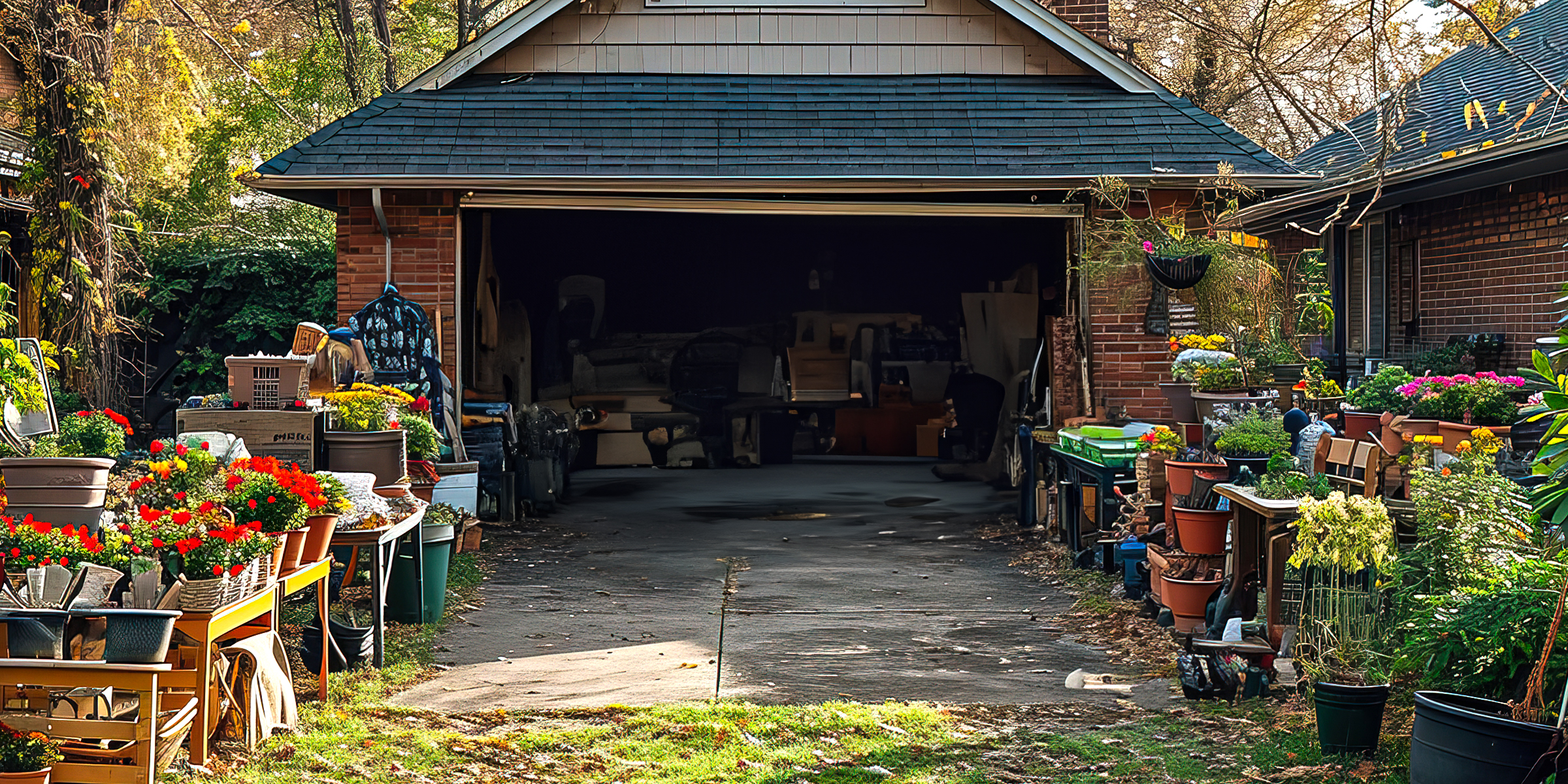 An opened garage | Source: Freepik