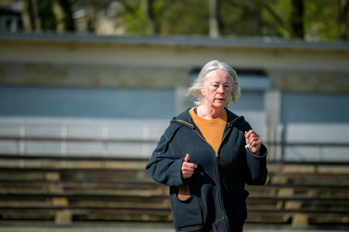 An older woman exercising | Source: Pexels