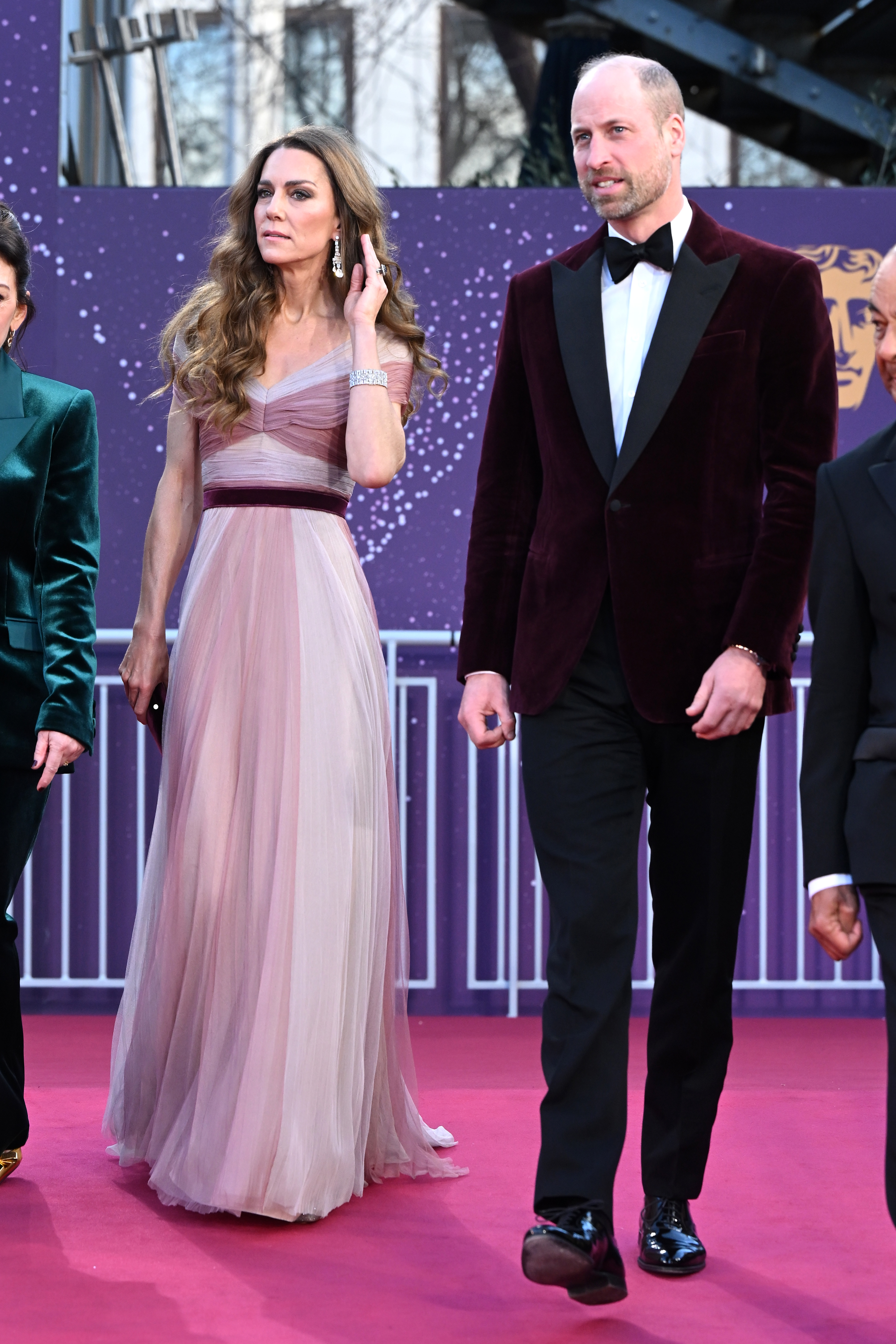 Princess Catherine and Prince William are seen at the BAFTA Film Awards on February 22, 2026, in London, England. | Source: Getty Images