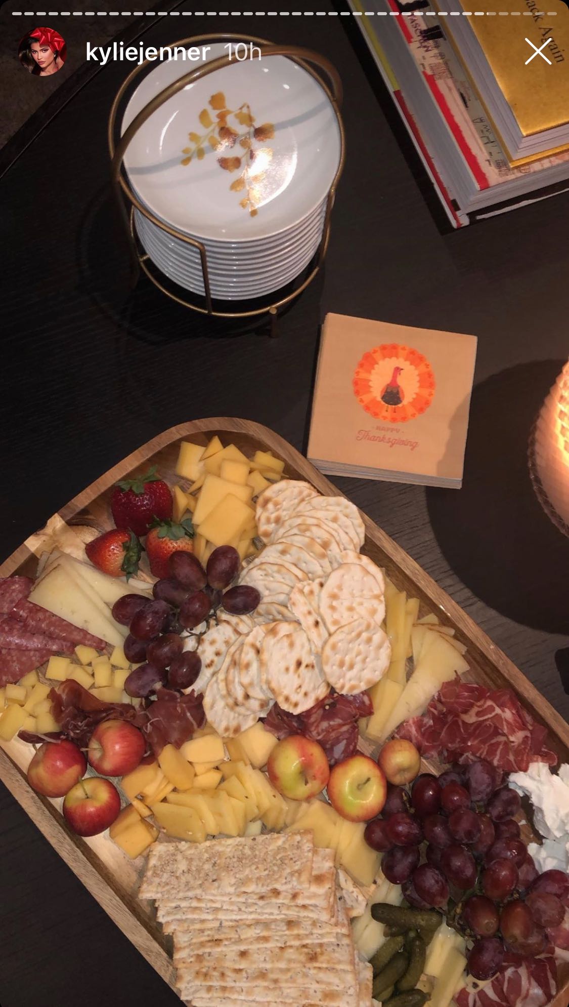 Kylie Jenner's luscious spread for her Friendship guests/ Source: Instagram/ KylieJenner