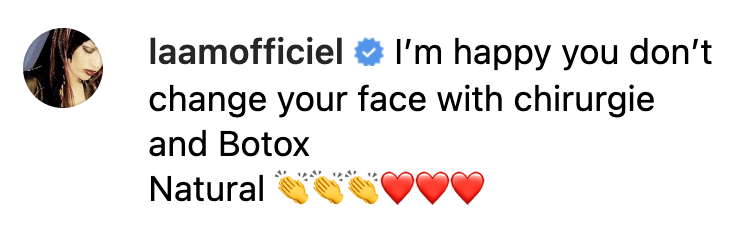 "Esto feliz de que no te hayas cambiado la cara con cirugía y Botox. Natural" | La reacción de una fan al post de Instagram de Helen Hunt. | Foto: instagram/helenhunt