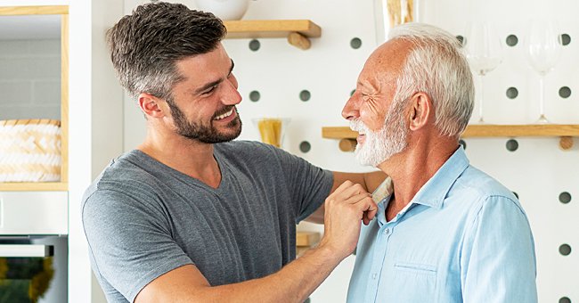 A photo of a man and his grandfather. | Photo: Shutterstock