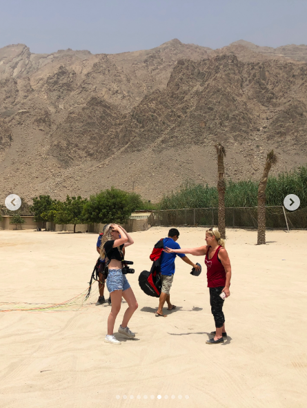 Bayley Corman and Jennifer Runyon sharing a moment. | Source: Instagram/bayleycorman